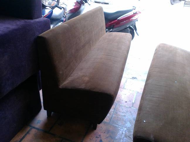 sofa cafe bọc vải cũ