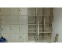 Thanh lý tủ locker MDF 24 ngăn 2m4x1m6